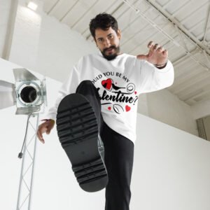 Would You Be My Valentine – Minimal Valentine Sweatshirt