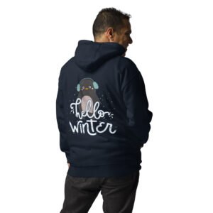 Hello Winter Penguin Hoodie