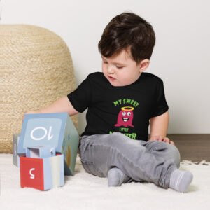 red monster Toddler Short Sleeve Tee