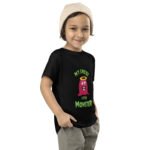 red monster Toddler Short Sleeve Tee – right view