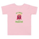 red monster Toddler Short Sleeve Tee – front view