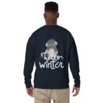Hello Winter Penguin Sweatshirt – back view