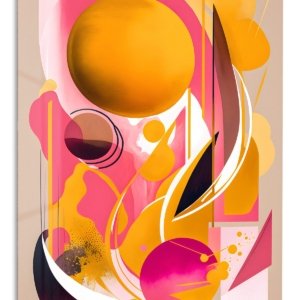 Solar Orbit Geometry – Premium Metal Wall Art