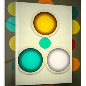 Layered Circle Geometry – Premium Metal Wall Art