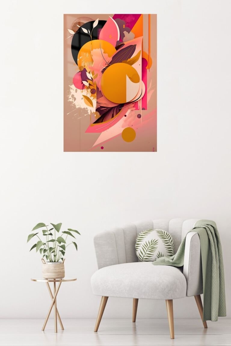 Salon metal wall art idea