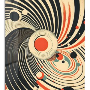 Orbital Rhythm – Premium Metal Wall Art