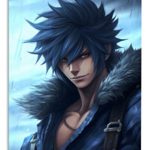 Frostbound Dark Warrior – Premium Metal Wall Art