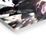 Midnight Street Rush metal wall art print, view 2