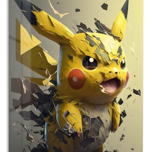 Infernal Gaze – Premium Metal Wall Art