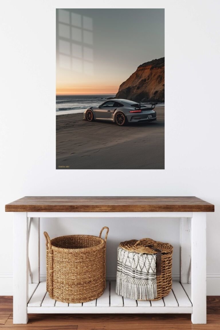 Best-selling ZEYRO metal print in a living room