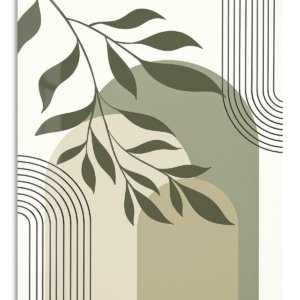 Olive Branch Archways – Premium Metal Wall Art