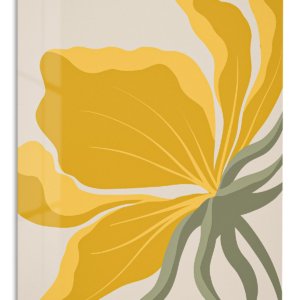 Golden Bird of Paradise – Premium Metal Wall Art