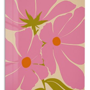 Pink Poppy Bloom – Premium Metal Wall Art