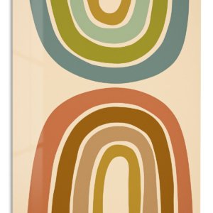 Earth Tone Archways – Premium Metal Wall Art