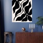 Midnight Botanical Silhouettes metal wall art print, view 4