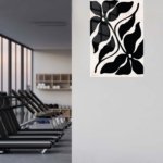 Midnight Botanical Silhouettes metal wall art print, view 5