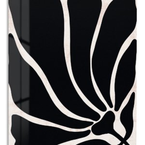 Black Organic Forms – Premium Metal Wall Art