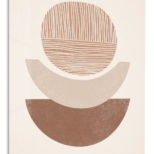 Earthtone Strata Arches – Premium Metal Wall Art