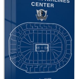 Basketball Arena Seating Blueprint – Premium Metal Wall Art