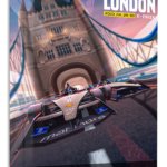 London Street Racing Poster metal wall art print