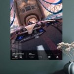 London Street Racing Poster metal wall art print, view 4