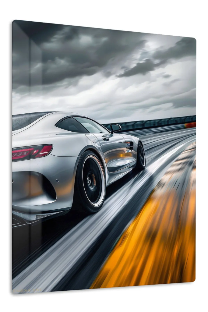 Automotive metal wall art