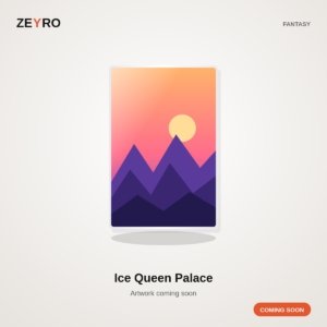 Ice Queen Palace metal wall art, coming soon