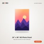 ZEYRO Sublimation HD Photo Panels - 24" x 36" - Pack of 10