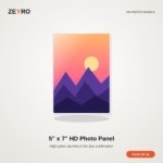 ZEYRO Sublimation HD Photo Panels - 5" x 7" - Pack of 10