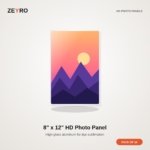 ZEYRO Sublimation HD Photo Panels - 8" x 12" - Pack of 10